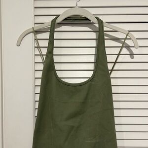 American Eagle sage halter top